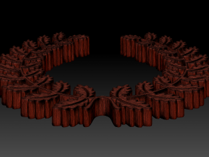 oak wreath 3D-Modell