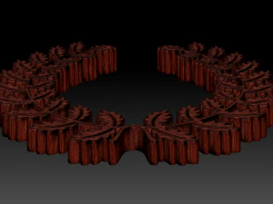 oak wreath 3D Model