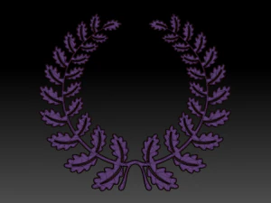 oak wreath 3D Model