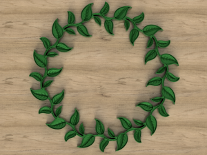 wreath of leaves 3D मॉडल
