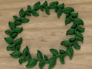 wreath of leaves Modelo 3D