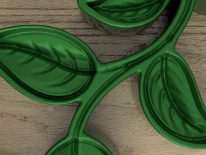 wreath of leaves Modelo 3D