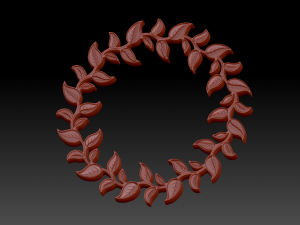 wreath of leaves Modelo 3D