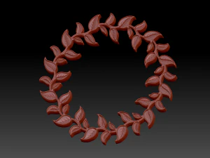 wreath of leaves 3D Model
