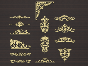 ornament collection 1 3D Model