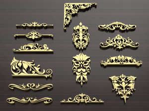 ornament collection 1 3D Model