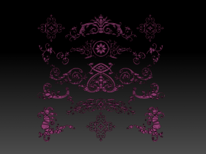 ornament collection 2 Model 3D