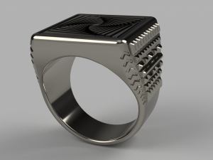 spiral ring Model 3D