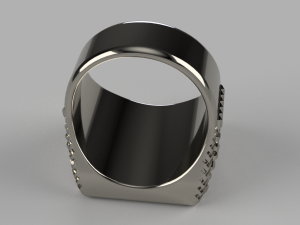 spiral ring Model 3D