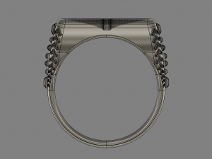 spiral ring Model 3D