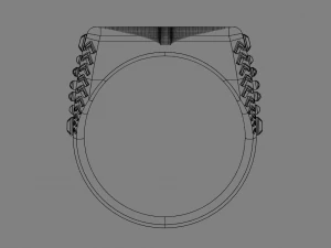 spiral ring 3D Model