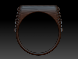 spiral ring Model 3D