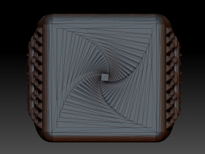 spiral ring Model 3D