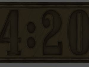 time to weed ring Model 3D