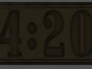 time to weed ring 3D Model