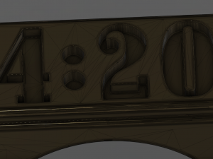 time to weed ring Model 3D