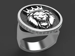 lion king ring 3D Print Model