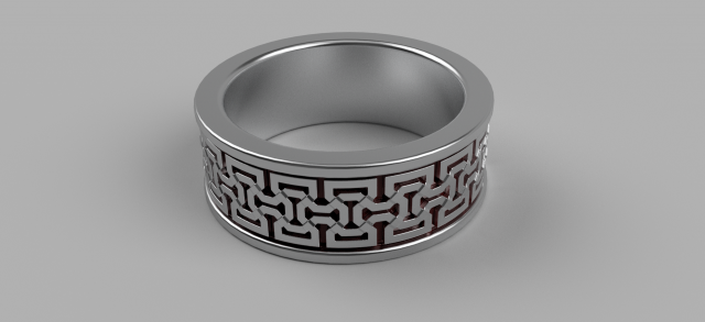 celtic ring 2 Model 3D .c4d .max .obj .3ds .fbx .stl .blend