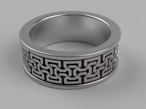 Keltischer Ring 2 3D Modell