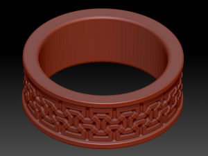 celtic ring 2 Model 3D