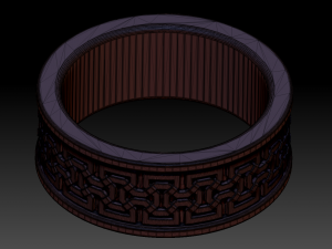 celtic ring 2 Model 3D