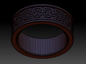 celtic ring 2 Model 3D