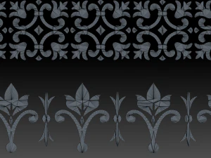 ornament collection 4 3D Model