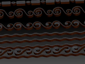ornament collection 4 3D Model