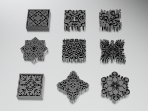 ornament collection 5 Modèle 3D