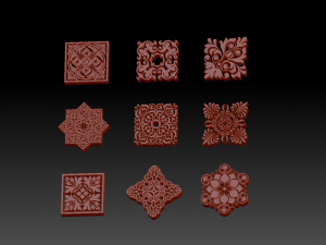 ornament collection 5 Modèle 3D
