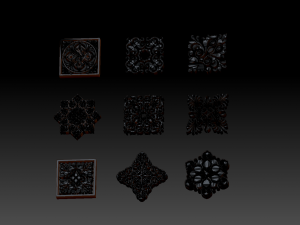 ornament collection 5 Modèle 3D
