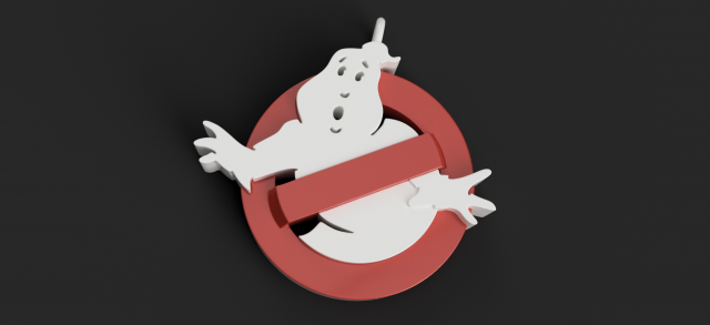 ghostbusters necklace 3D प्रिंट मॉडल .c4d .max .obj .3ds .fbx .stl .blend 