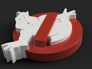 ghostbusters necklace 3D प्रिंट मॉडल