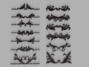 ornament collection 6 3D 모델