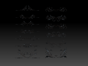 ornament collection 6 3D 모델