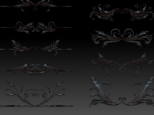 ornament collection 6 3D 모델