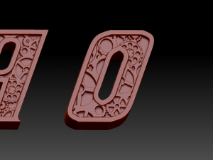 cyberpunk gears numbers 3D Model