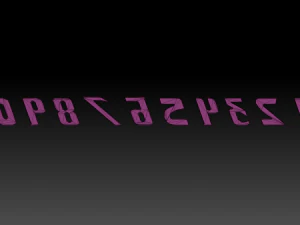 cyberpunk gears numbers 3D Model