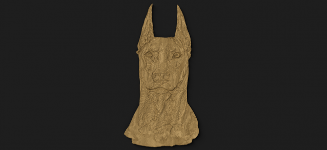doberman cnc Modelo 3D .c4d .max .obj .3ds .fbx .stl .blend 
