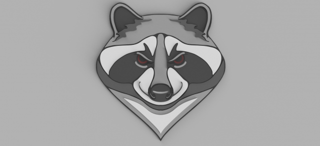 raccoon cnc and keychain Modèles 3D en vedette .c4d .max .obj .3ds .fbx .stl .blend 