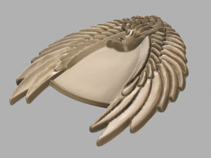 eagle cnc and keychain 3D-printmodel