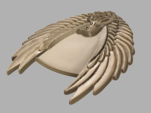 eagle cnc and keychain 3D Print Model