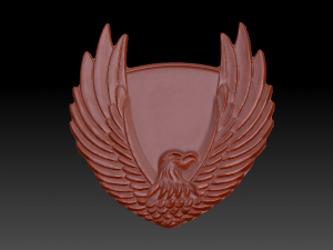 eagle cnc and keychain 3D-printmodel