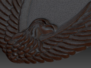 eagle cnc and keychain 3D-printmodel