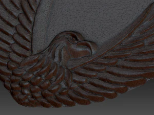 eagle cnc and keychain 3D Print Model
