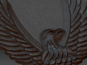 eagle cnc and keychain 3D Print Model