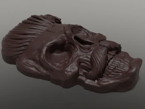bearded skull 3D Model