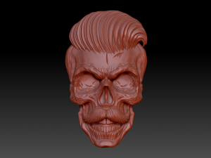 bearded skull 3D Модель