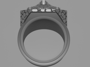 brutal bear ring Modèles 3D en vedette