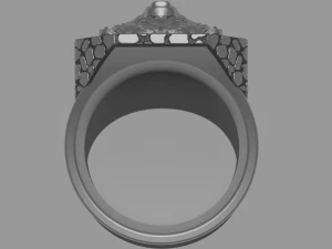 brutal bear ring 3D Print Model
